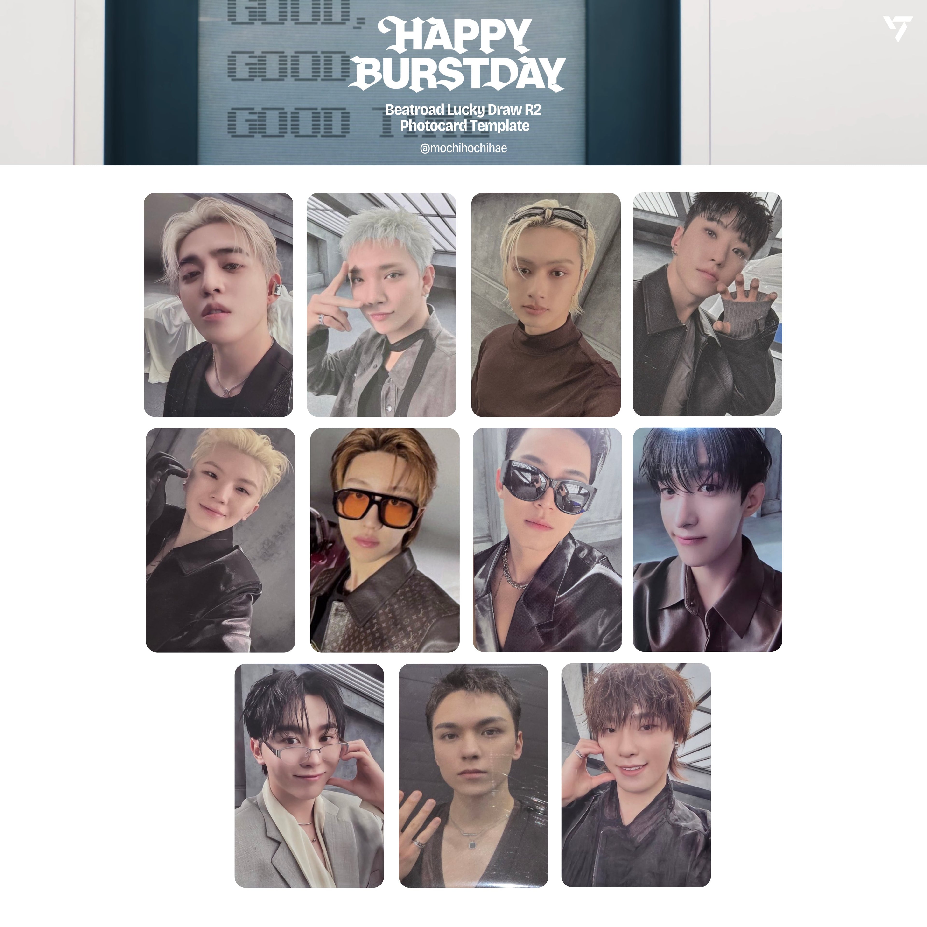 SEVENTEEN 5TH ALBUM [HAPPY BURSTDAY] 小卡 + 特典卡
