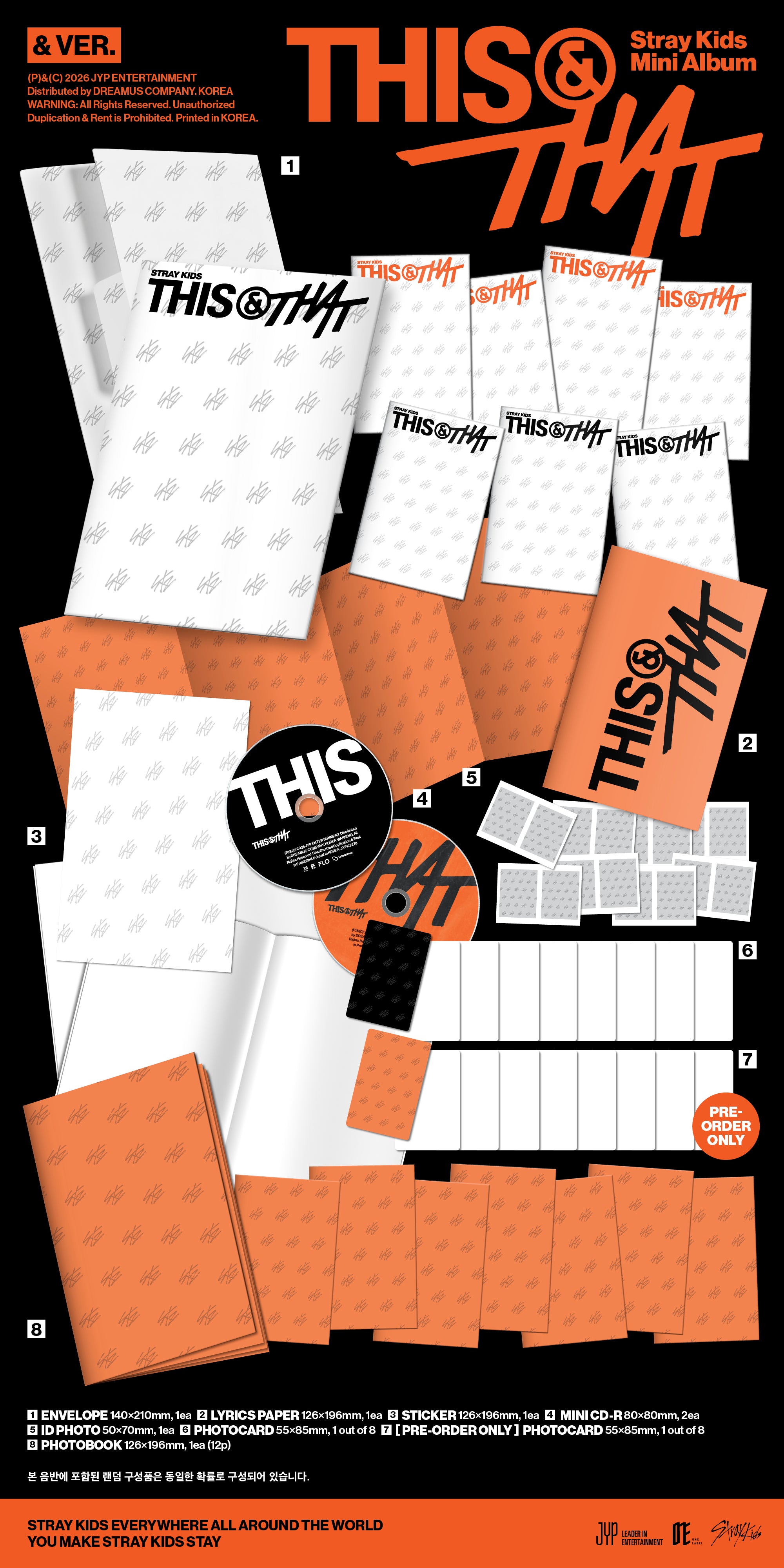 STRAY KIDS 10TH MINI ALBUM [THIS & THAT] (& VER.)