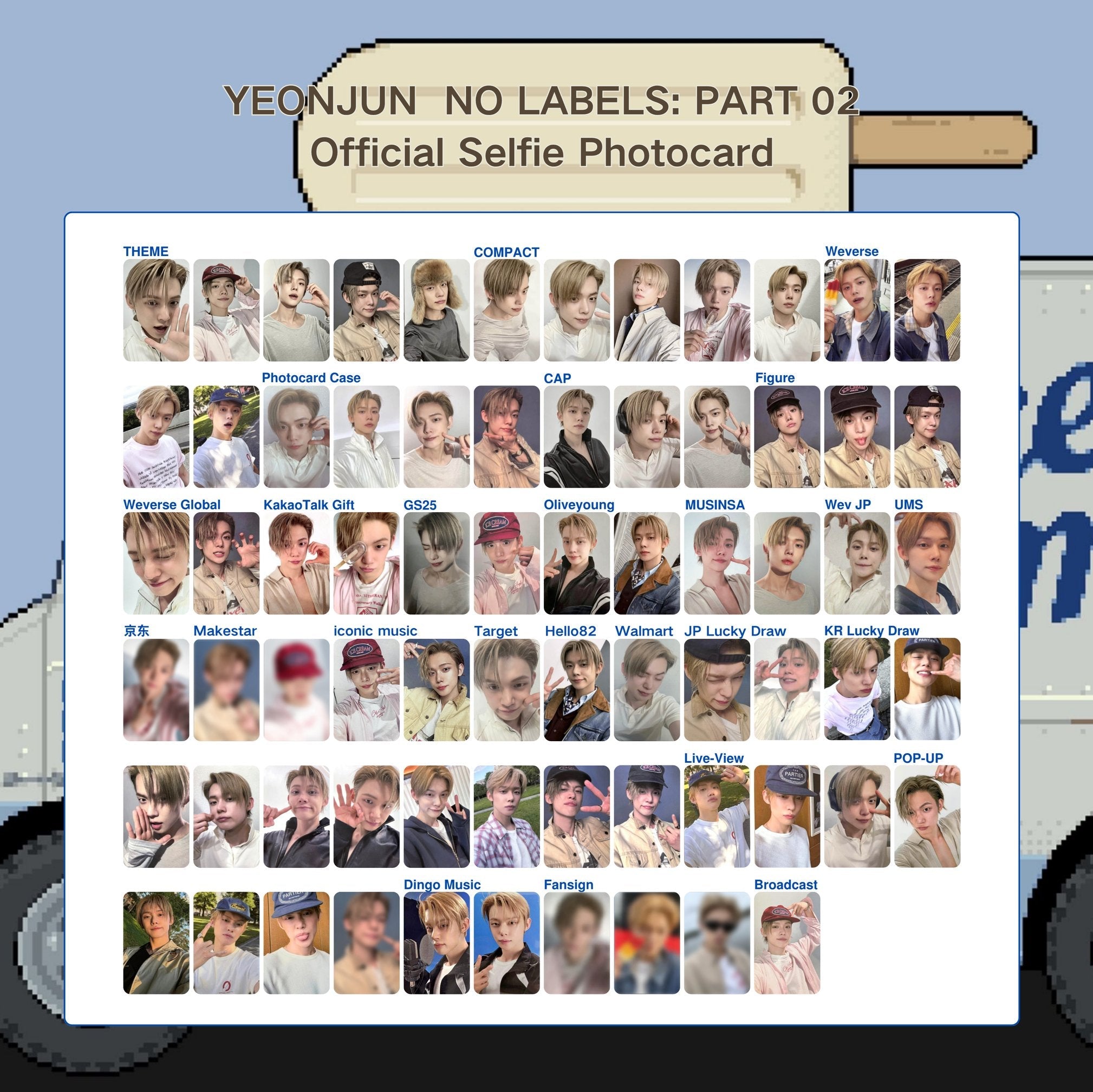 TXT YEONJUN NO LABELS: PART 02 小卡 特典卡