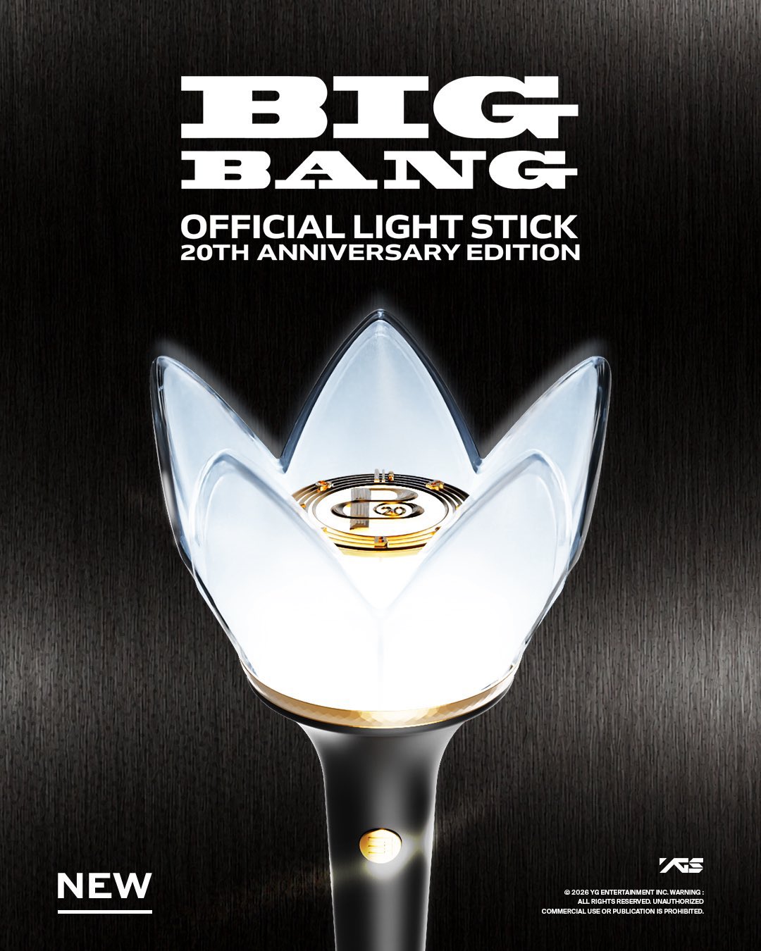 現貨 BIGBANG OFFICIAL LIGHT STICK 20TH ANNIVERSARY EDITION