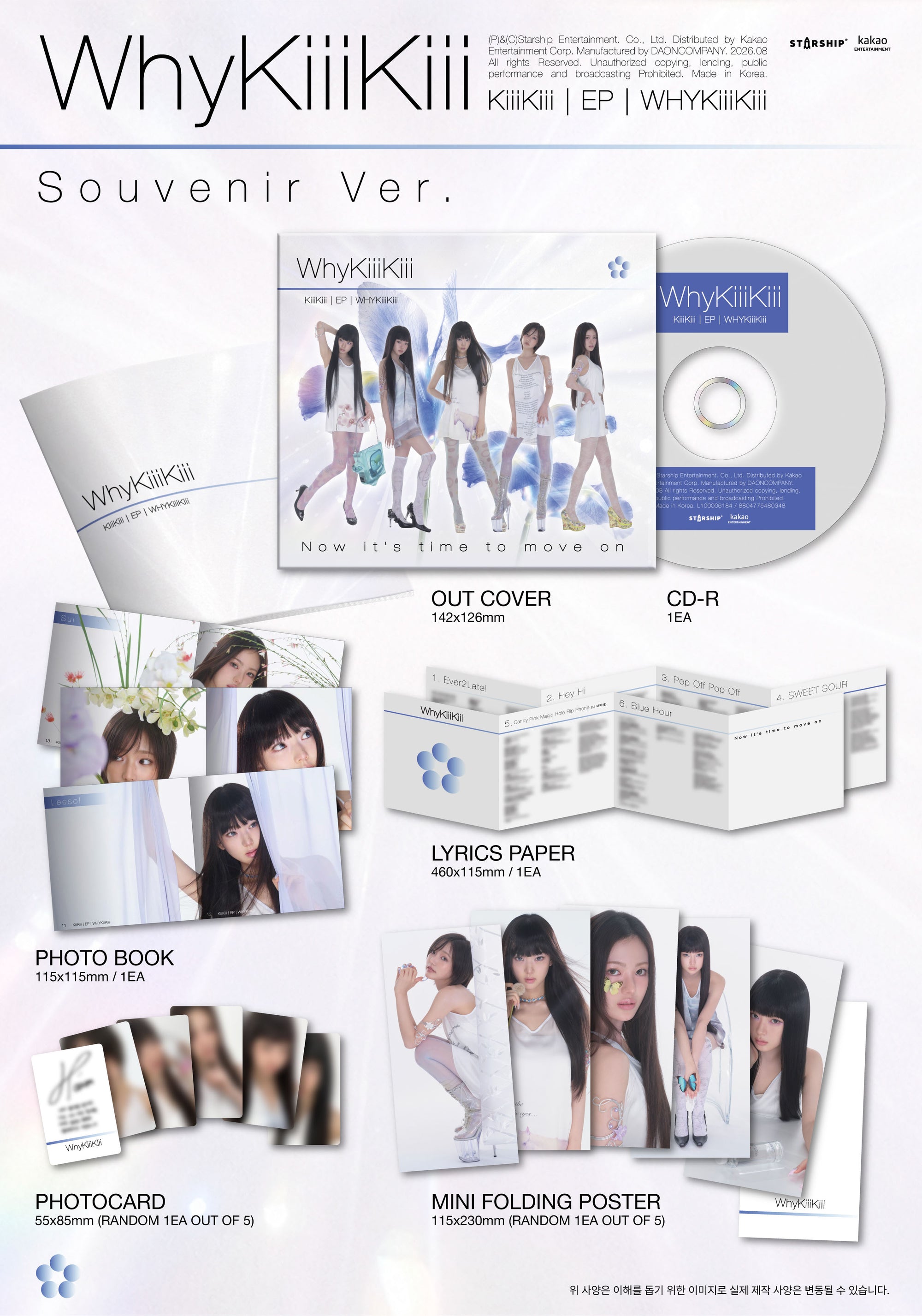 KiiiKiii EP ALBUM [WHYKIIIKIII] (SOUVENIR VER.)