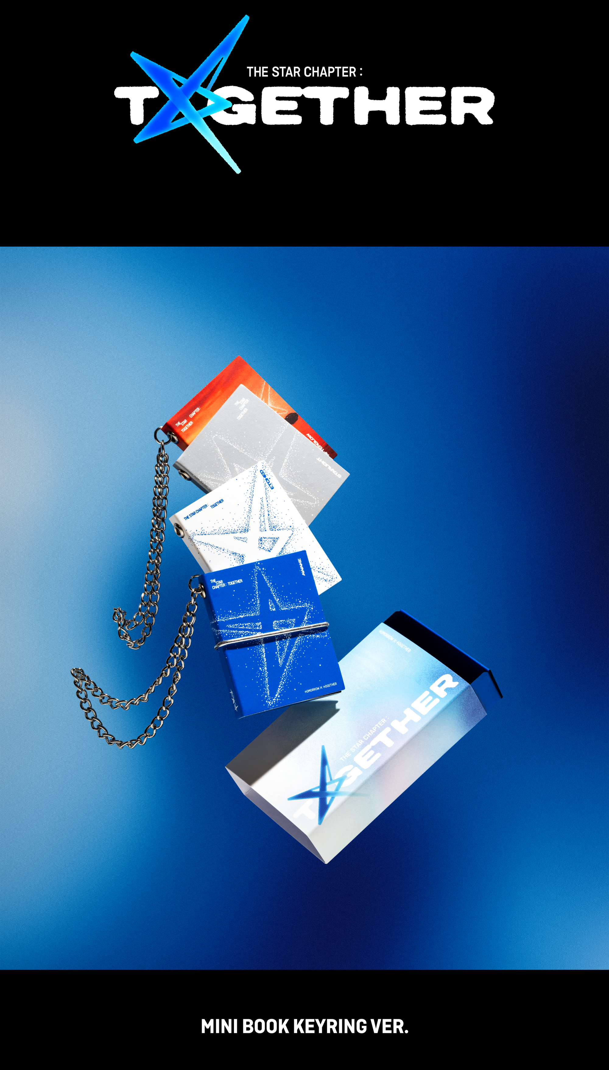 TOMORROW X TOGETHER (TXT) 4TH STUDIO ALBUM [THE STAR CHAPTER: TOGETHER] (MINI BOOK KEYRING VER.)