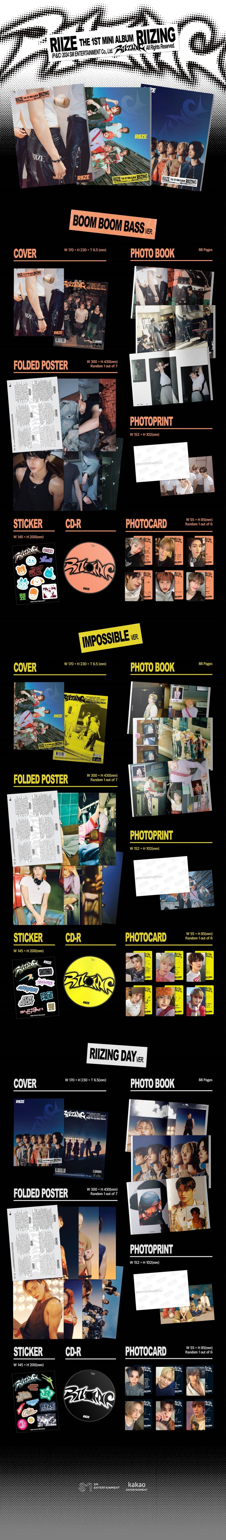 RIIZE 1ST MINI ALBUM [RIIZING] (PHOTOBOOK VER.)
