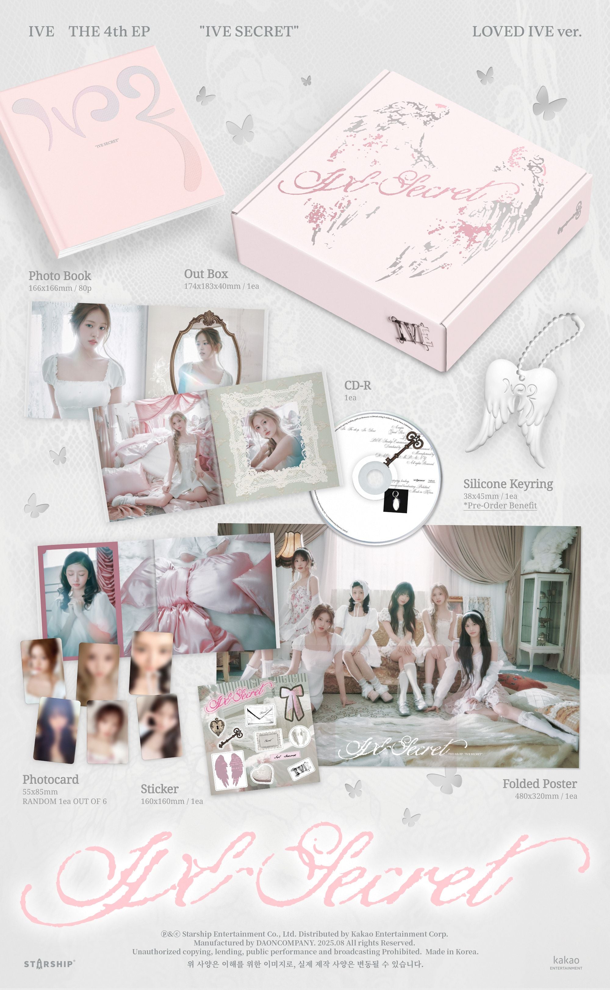 IVE 4TH MINI ALBUM [IVE SECRET] (LOVED IVE VER.) (LIMITED EDITION)