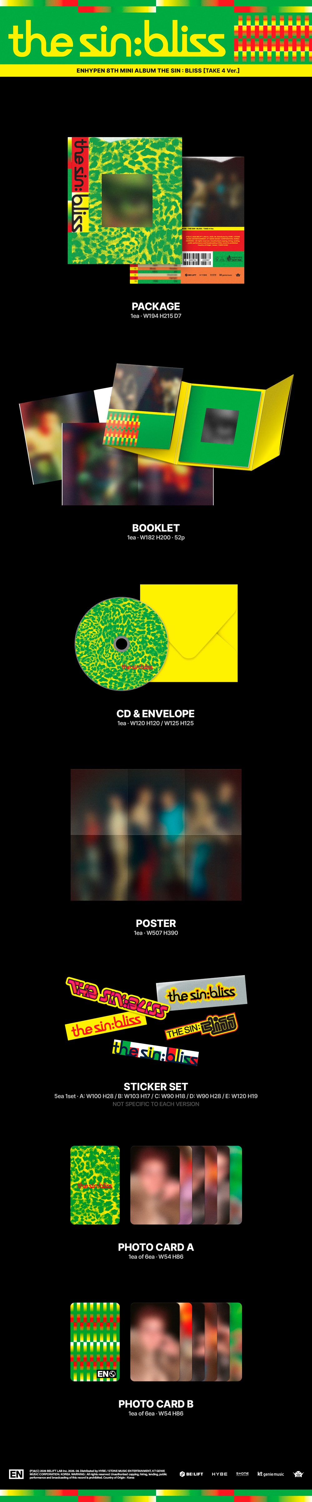 ENHYPEN 8TH MINI ALBUM [THE SIN : BLISS] (PHOTOBOOK VER.)