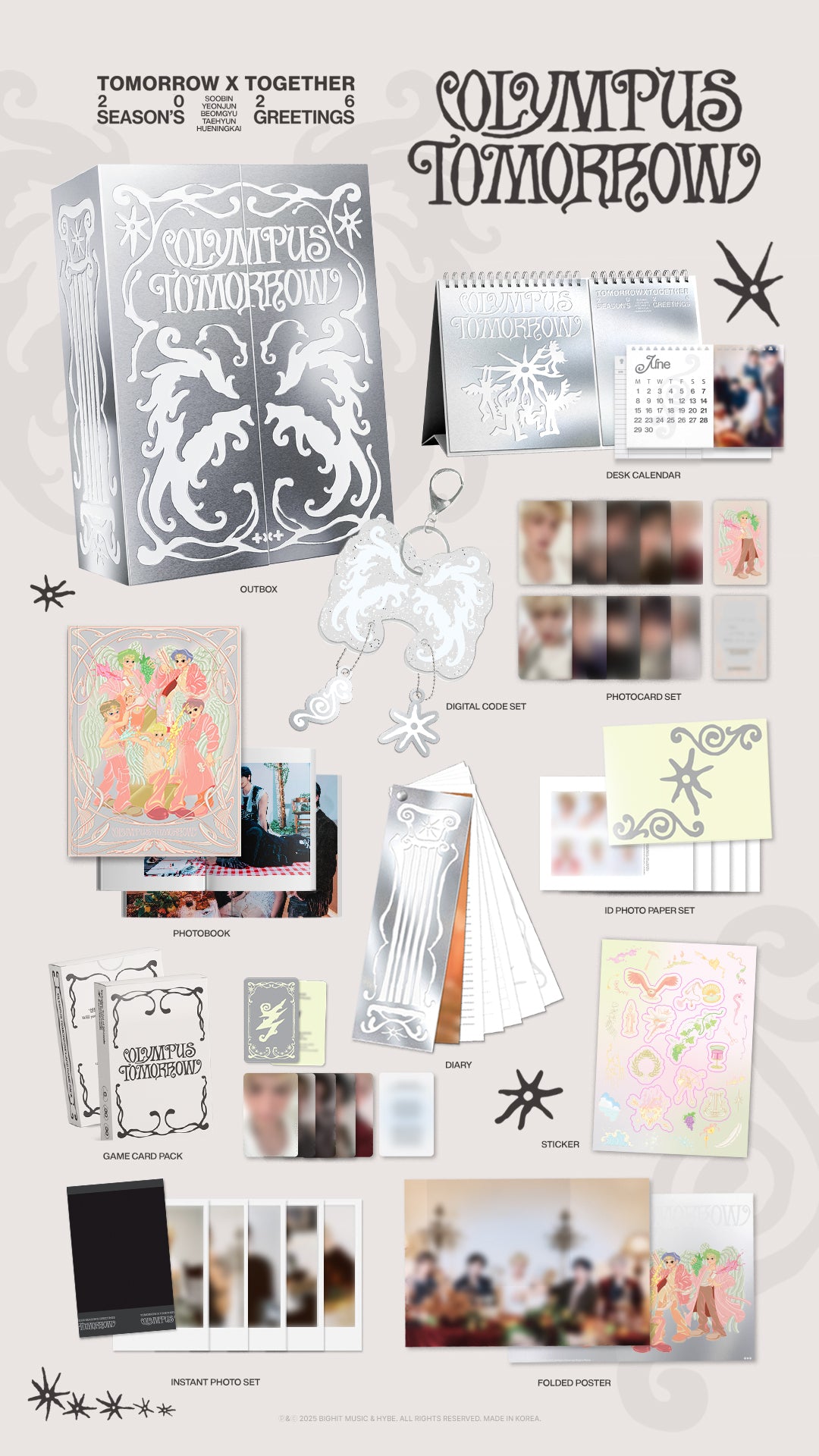 TOMORROW X TOGETHER (TXT) 2026 SEASON’S GREETINGS