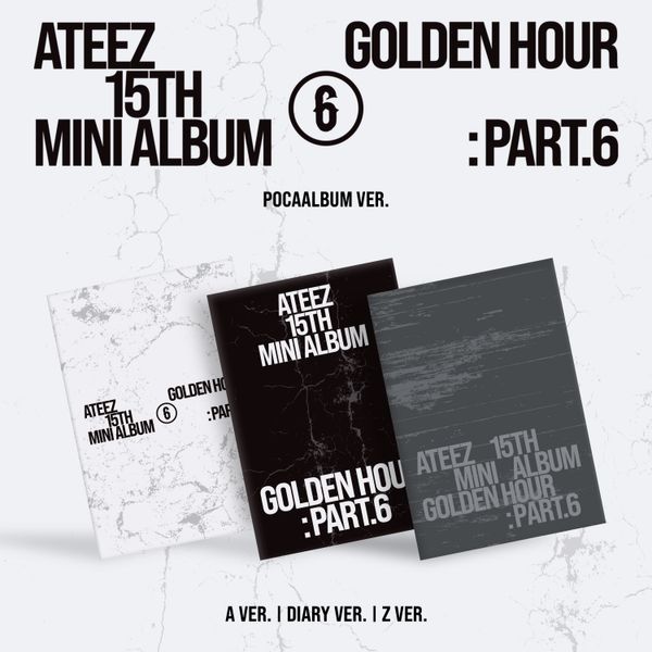 ATEEZ 15TH MINI ALBUM [GOLDEN HOUR : PART.6] (POCAALBUM VER.)