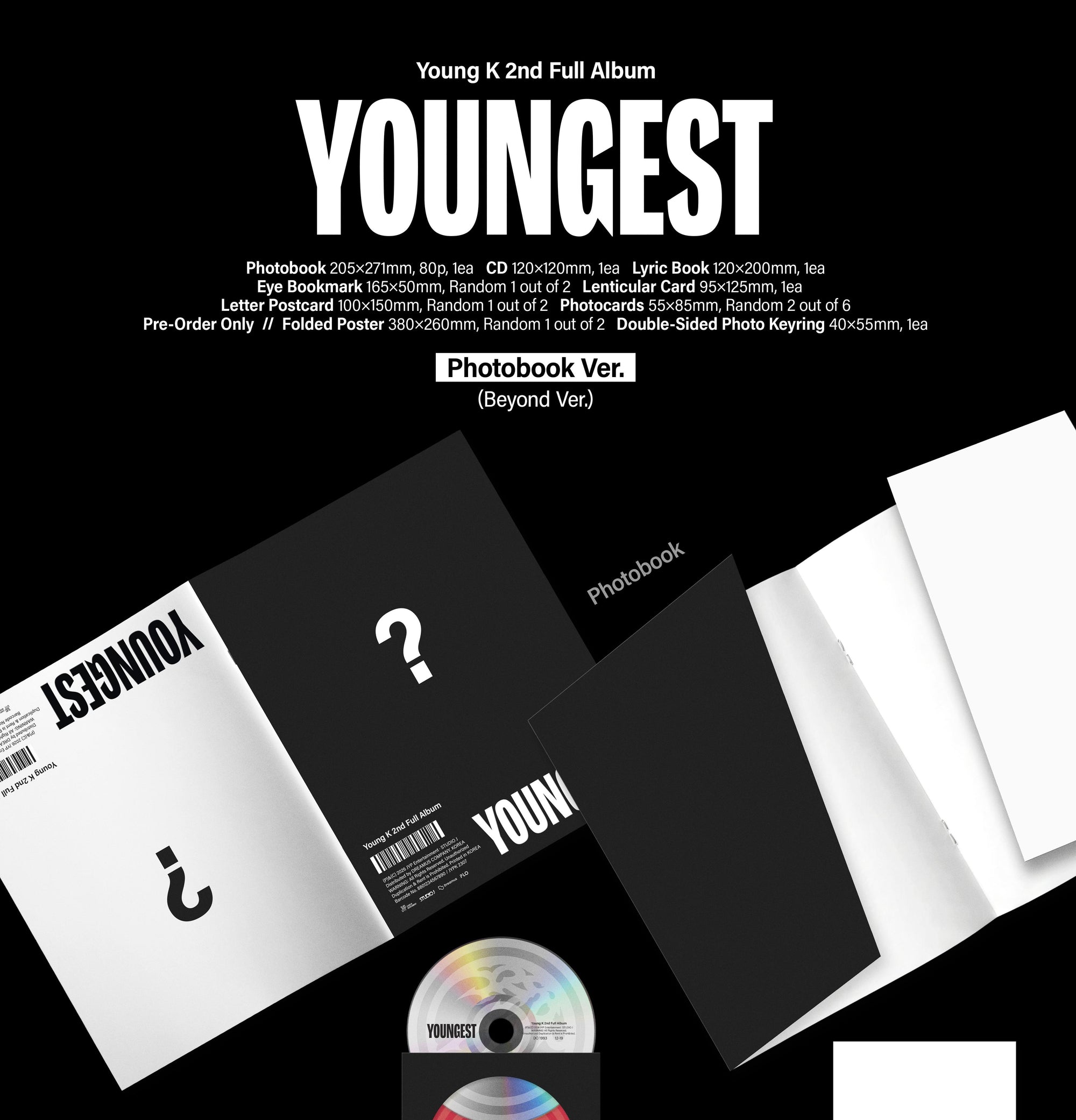 DAY6 YOUNG K 2ND FULL ALBUM [YOUNGEST] (PHOTOBOOK VER.)