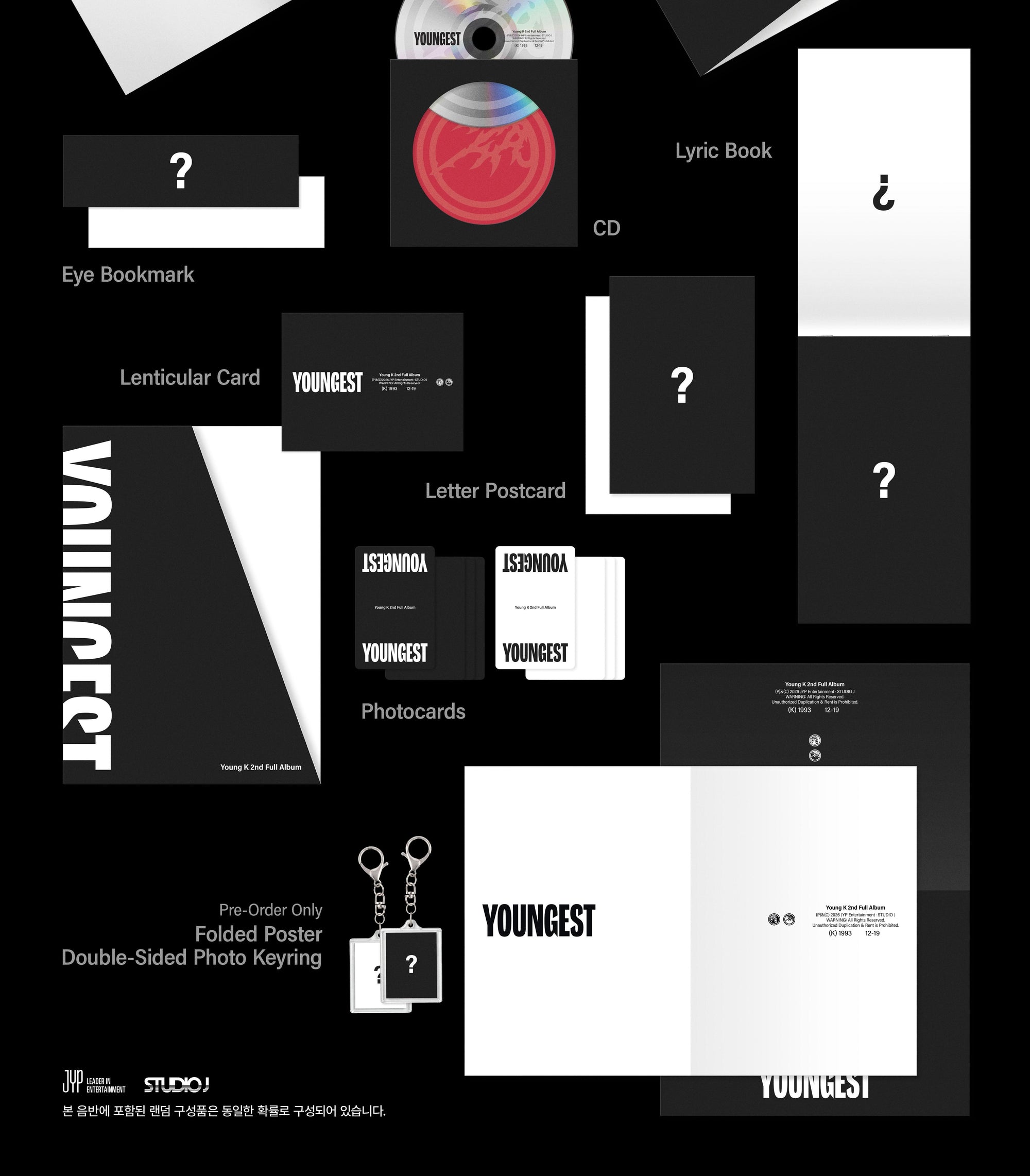 DAY6 YOUNG K 2ND FULL ALBUM [YOUNGEST] (PHOTOBOOK VER.)
