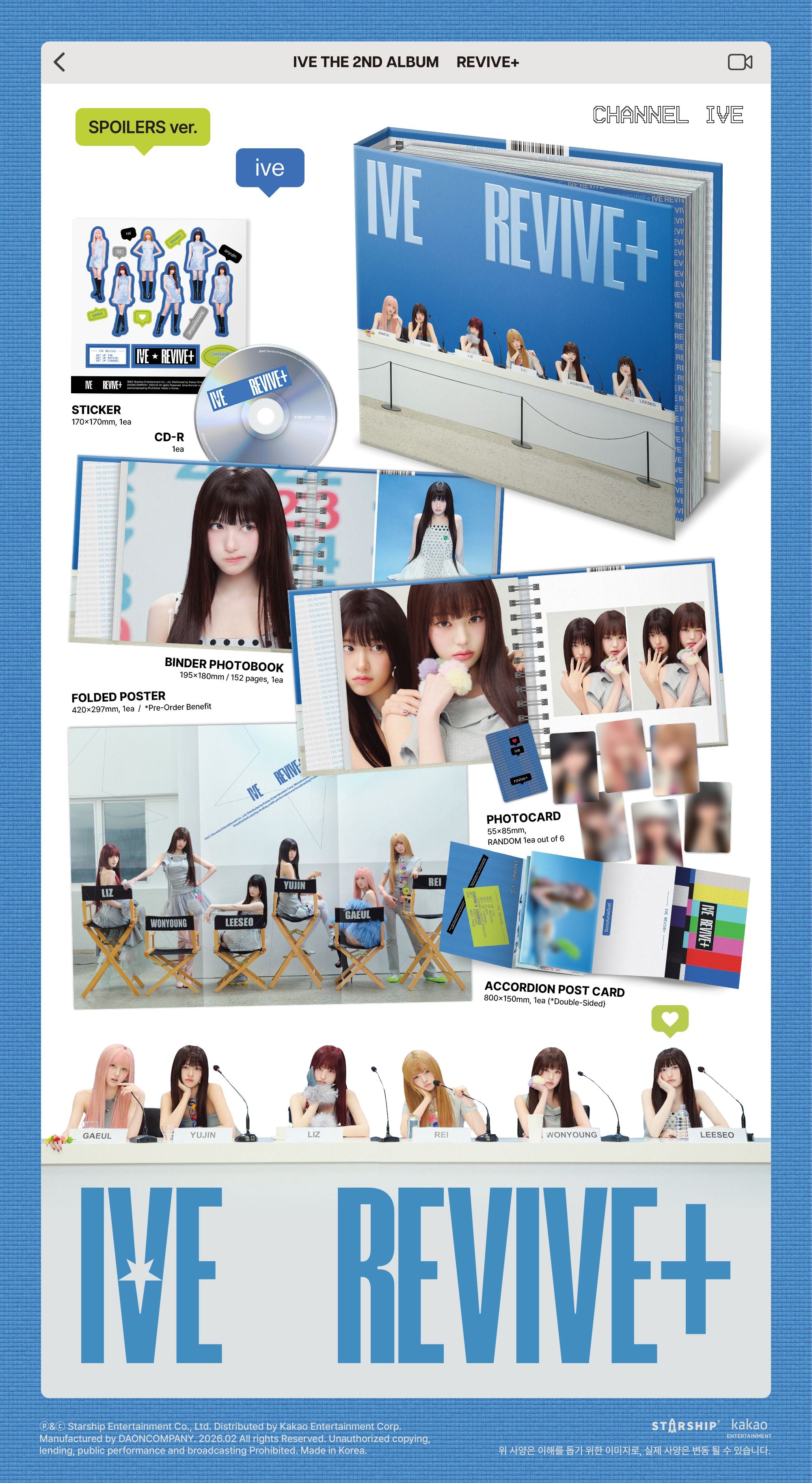 IVE 2ND ALBUM [REVIVE+] (SPOILERS VER.)