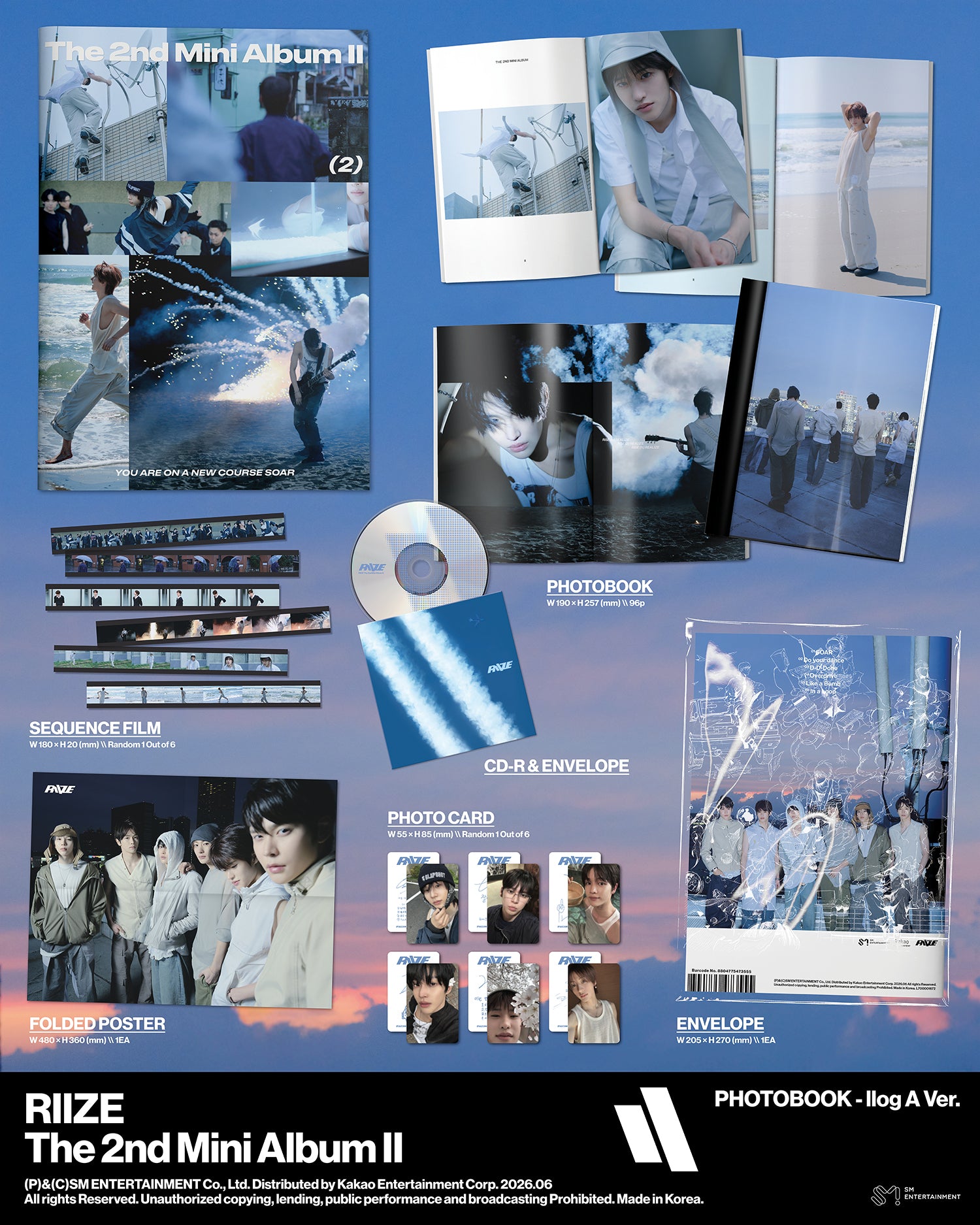 RIIZE 2ND MINI ALBUM [II] (PHOTOBOOK VER.)