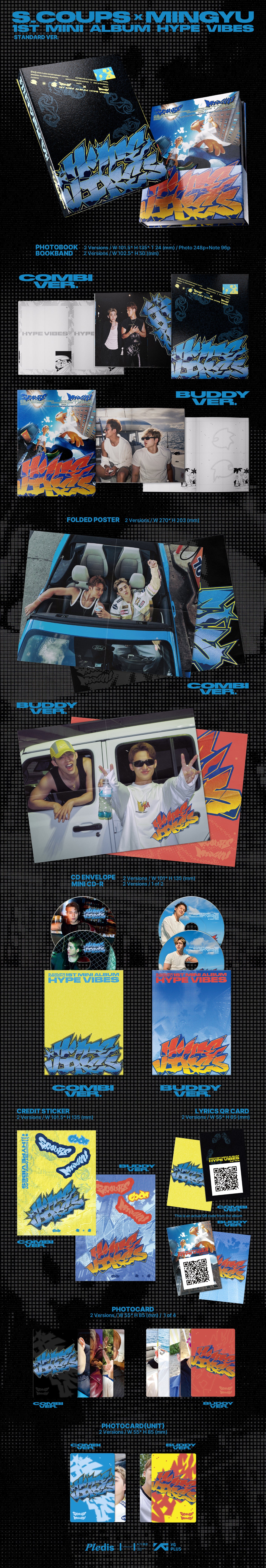 S.COUPS X MINGYU 1ST MINI ALBUM [HYPE VIBES] (PHOTOBOOK VER.)