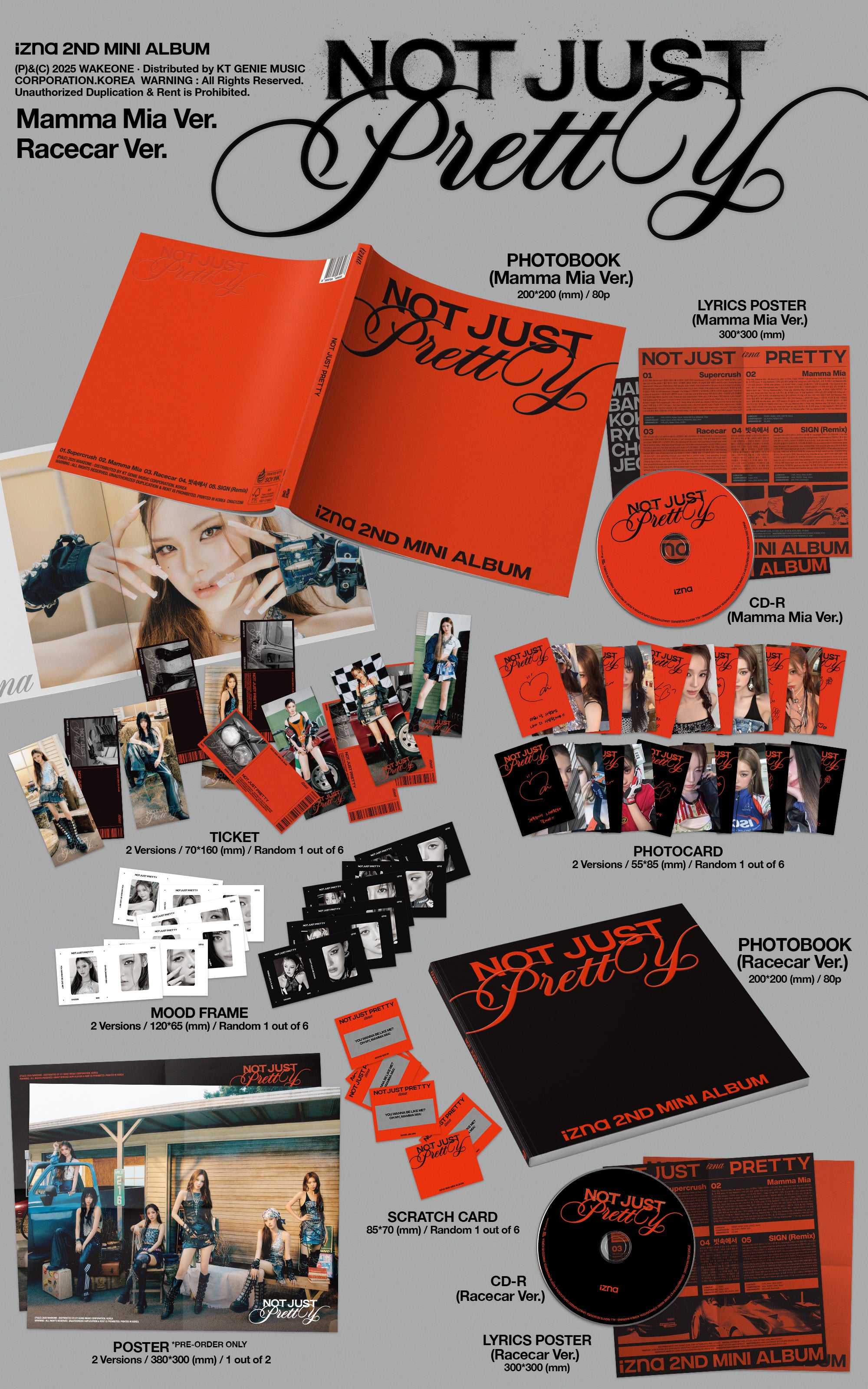 IZNA 2ND MINI ALBUM [NOT JUST PRETTY] (PHOTOBOOK VER.)