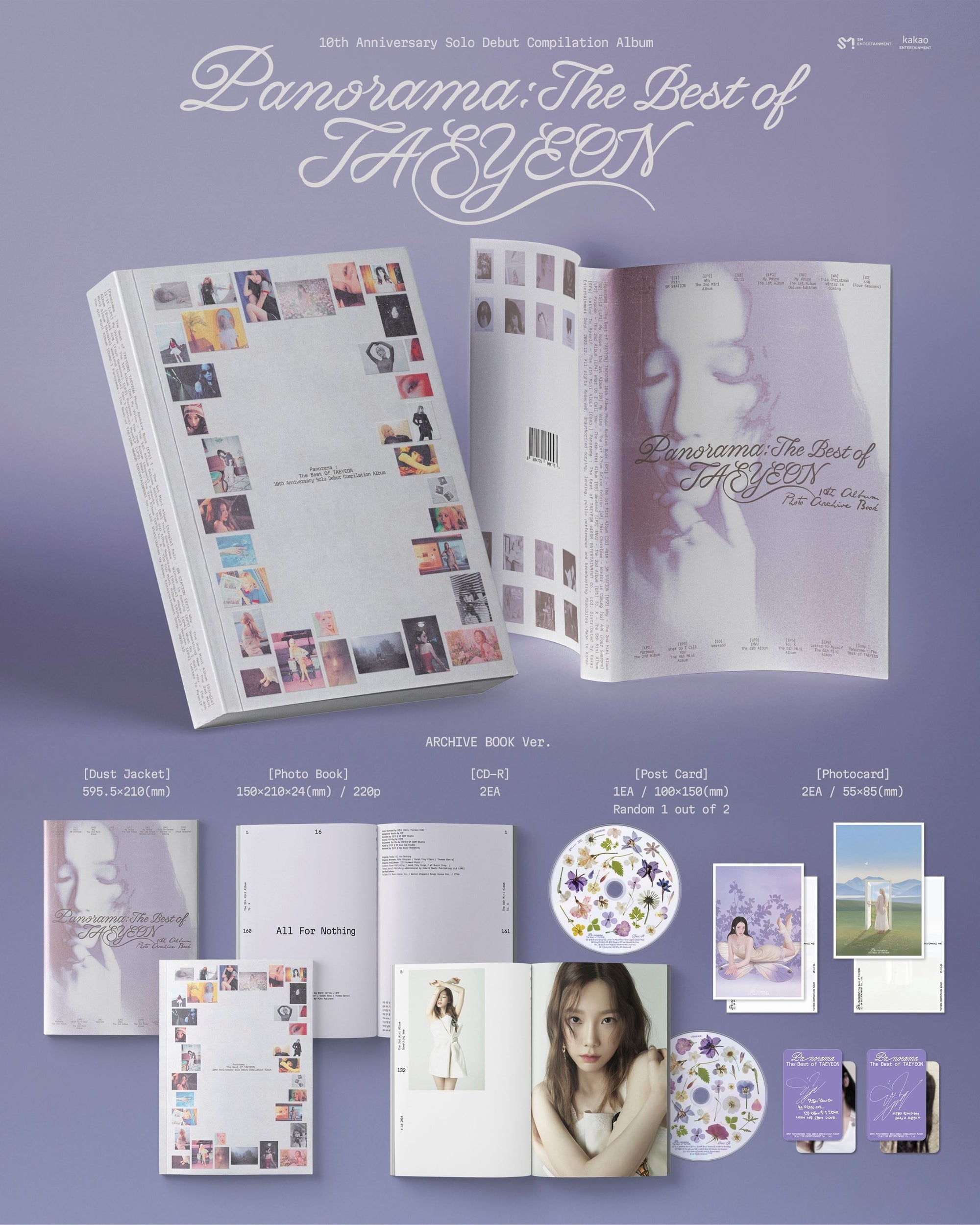 TAEYEON [PANORAMA : THE BEST OF TAEYEON] (ARCHIVE BOOK VER.)