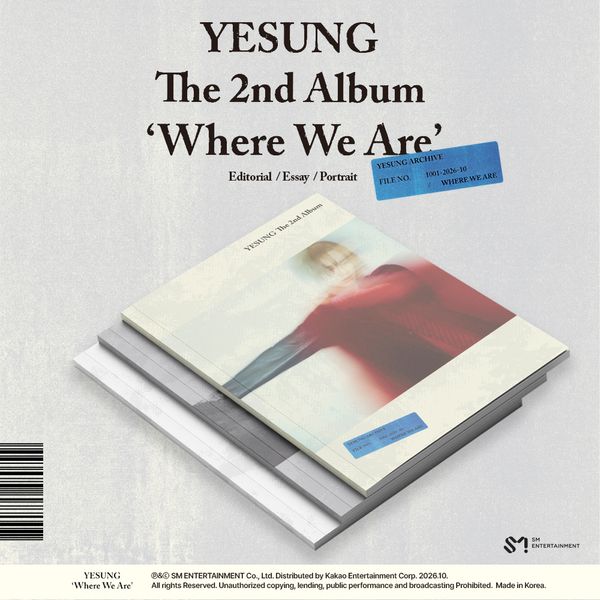 YESUNG THE 2ND ALBUM [WHERE WE ARE] (PHOTOBOOK VER.)
