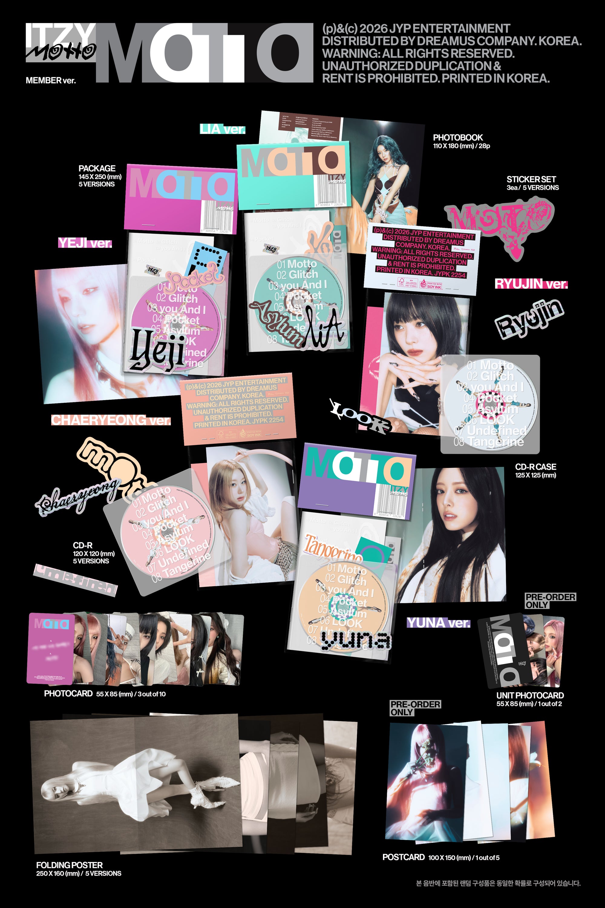 ITZY 12TH MINI ALBUM [MOTTO] (MEMBER VER.)