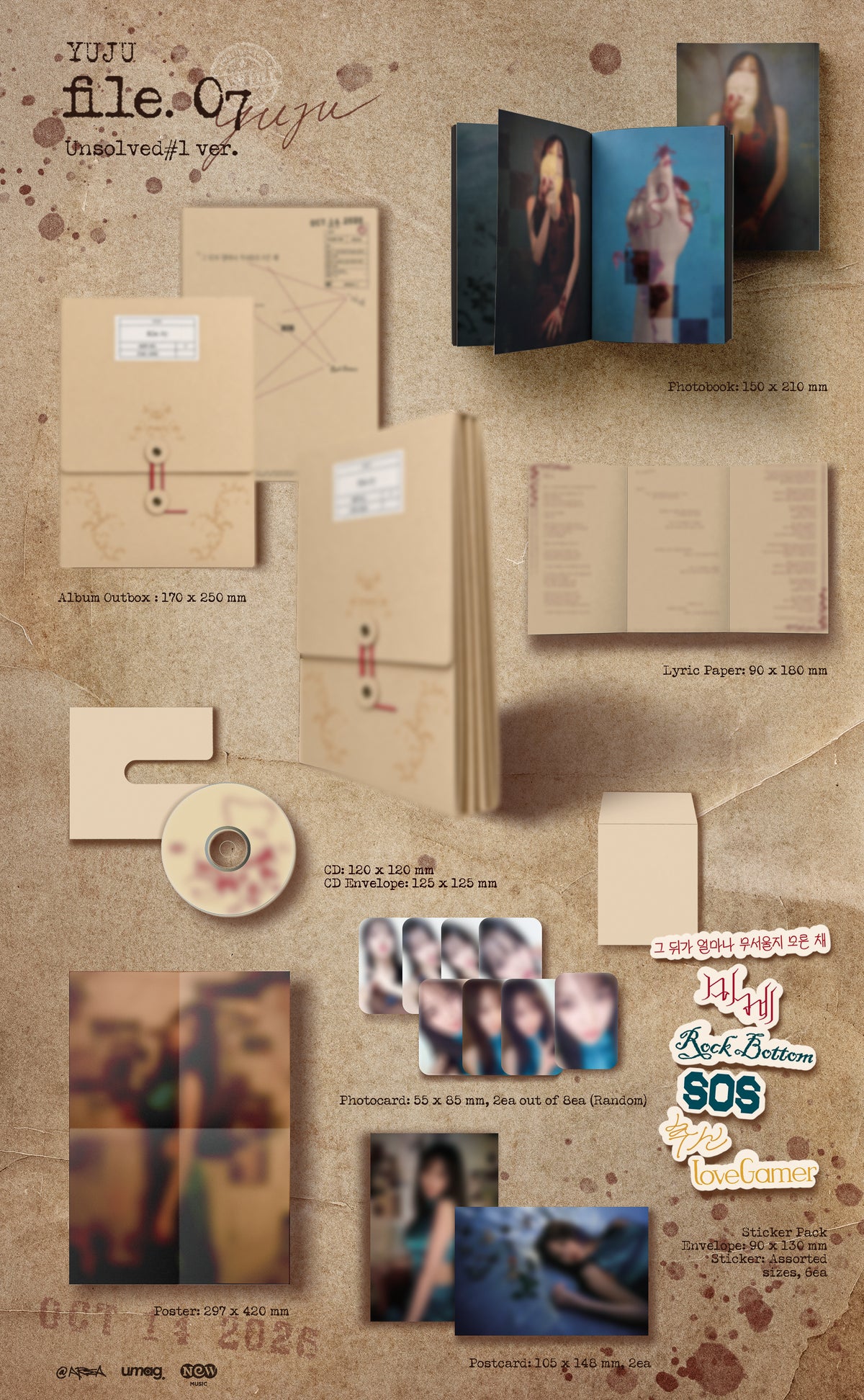 YUJU 4TH MINI ALBUM [file. 07] (UNSOLVED VER.)