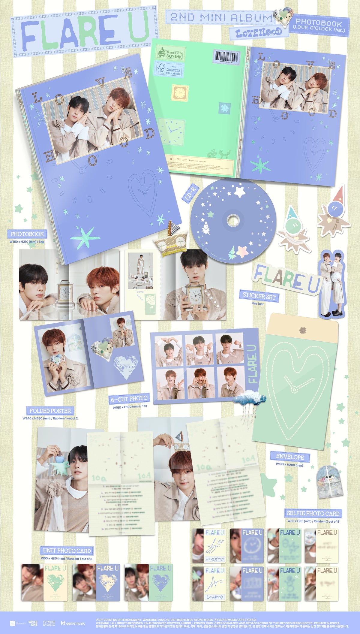 FLARE U 2ND MINI ALBUM [LOVEHOOD] (PHOTOBOOK VER.)