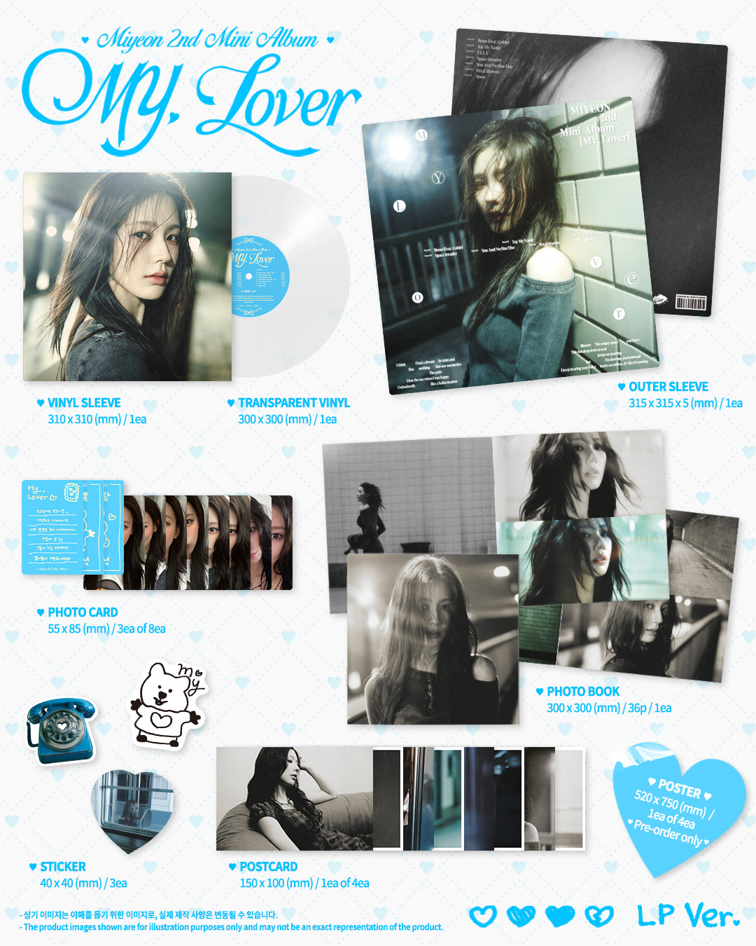 MIYEON 2ND MINI ALBUM [MY, LOVER] (LP VER.)