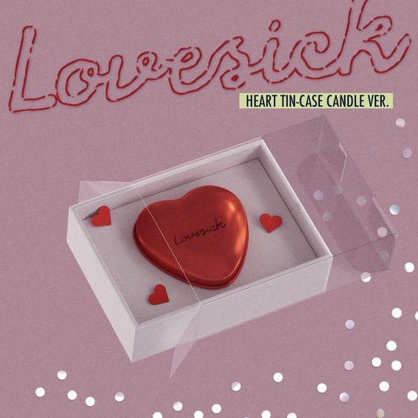 CHAERYEONG 1ST MINI ALBUM [LOVESICK] (HEART TIN-CASE CANDLE VER.)