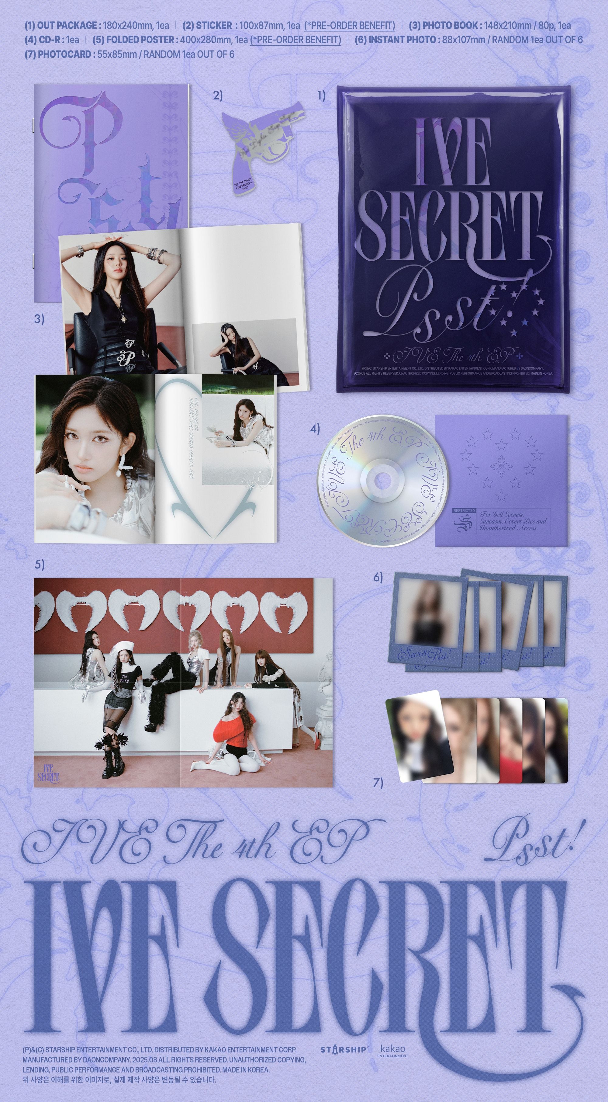 IVE 4TH MINI ALBUM [IVE SECRET] (PHOTOBOOK VER.)