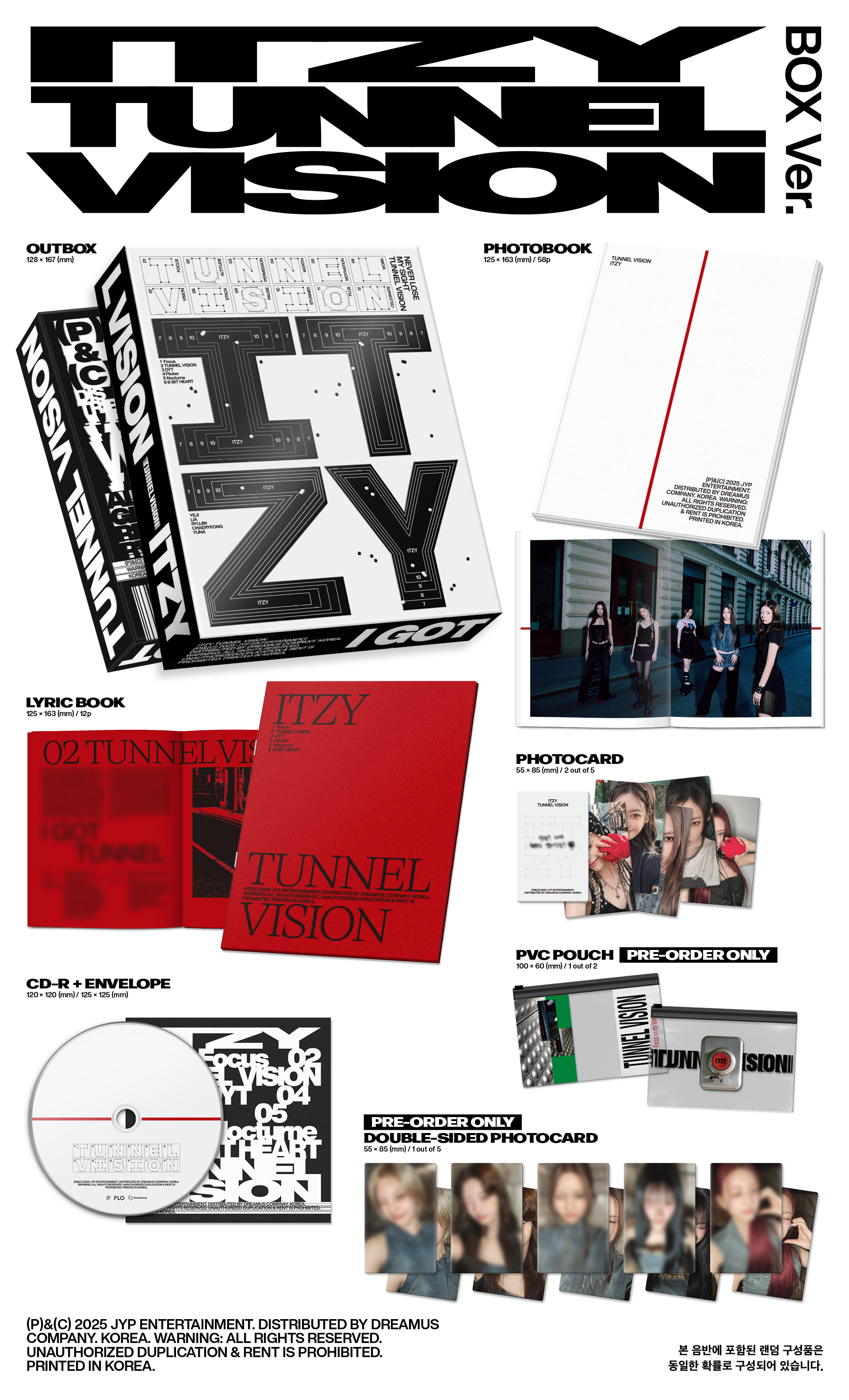 ITZY 11TH MINI ALBUM [TUNNEL VISION] (BOX VER.)