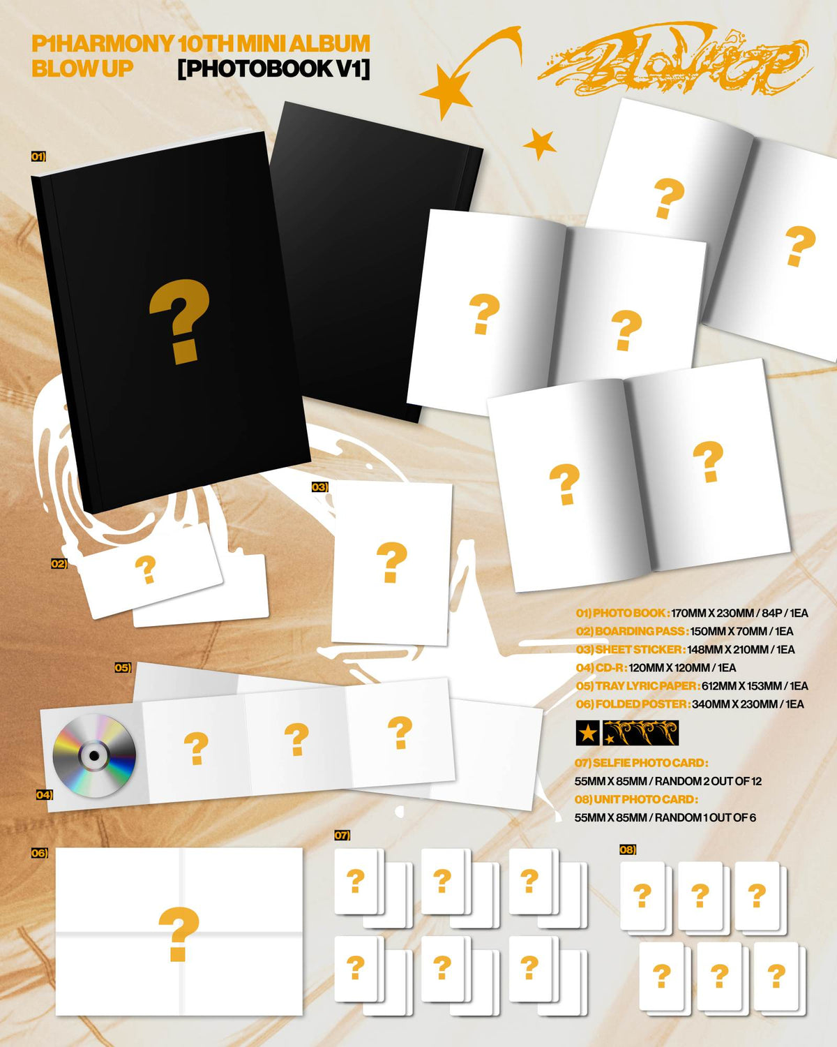 P1HARMONY 10TH MINI ALBUM [BLOW UP] (PHOTOBOOK VER.)