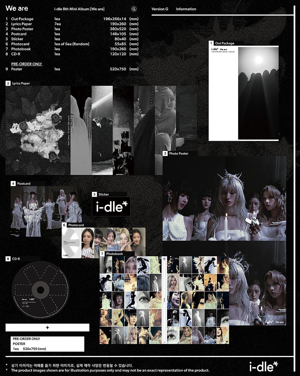 I-DLE 8TH MINI ALBUM [WE ARE] (PHOTOBOOK VER.)