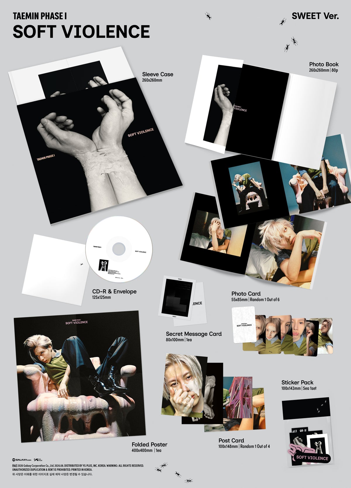 SHINEE TAEMIN [PHASE I : SOFT VIOLENCE] (PHOTO BOOK VER.)