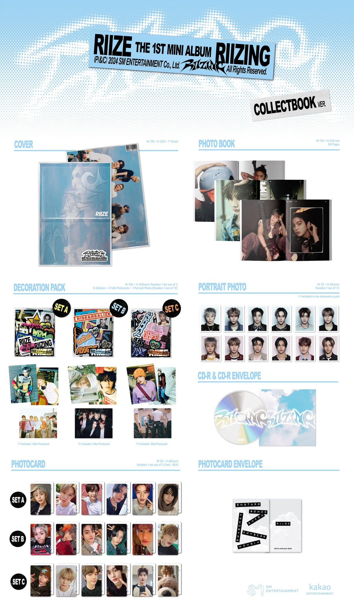 RIIZE 1ST MINI ALBUM [RIIZING] (COLLECT BOOK VER.)