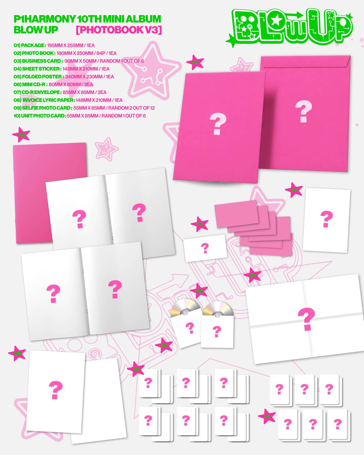 P1HARMONY 10TH MINI ALBUM [BLOW UP] (PHOTOBOOK VER.)