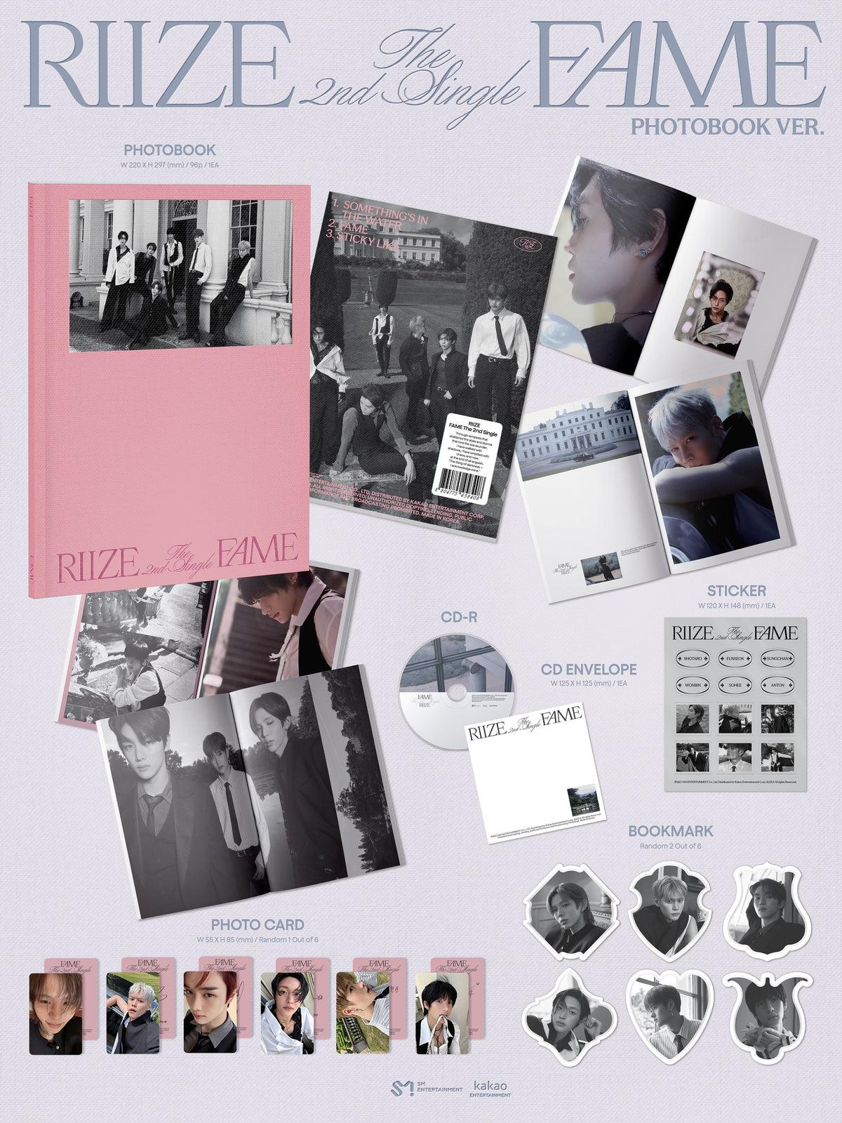 RIIZE 2ND SINGLE ALBUM [FAME] (PHOTOBOOK VER.)