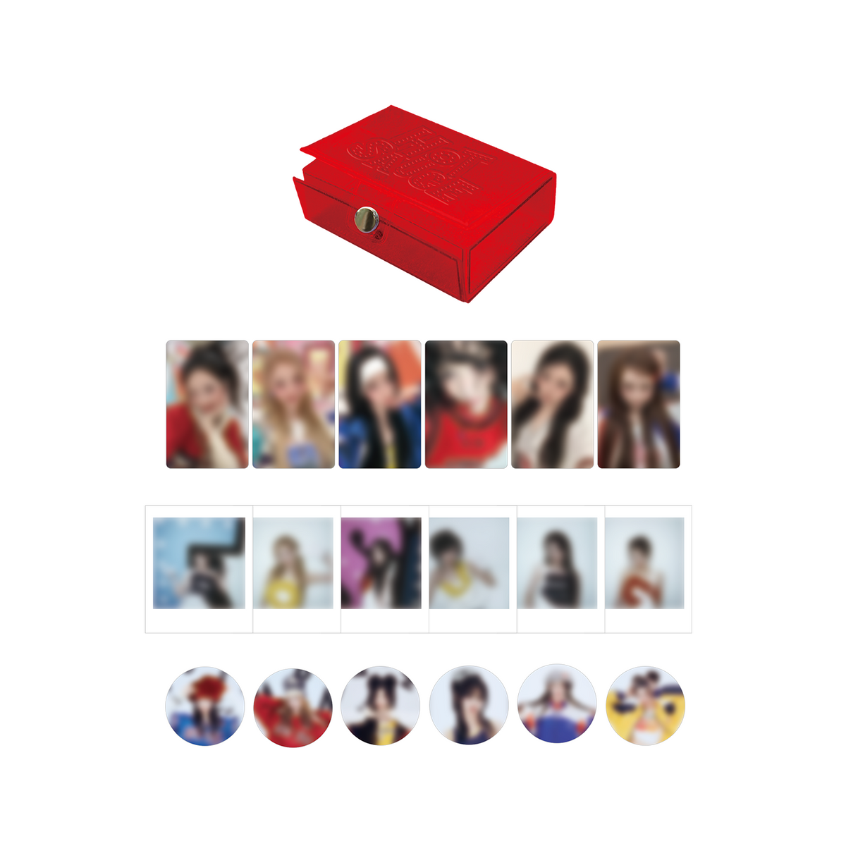 BABYMONSTER PVC CASE + PHOTO SET [HOTSAUCE]