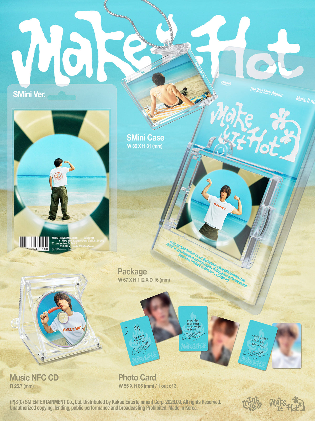 SHINEE MINHO 2ND MINI ALBUM [MAKE IT HOT] (SMINI VER.)