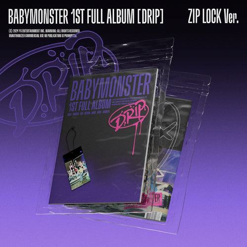 BABYMONSTER 1ST FULL ALBUM [DRIP] (ZIP LOCK / BINDER VER.)
