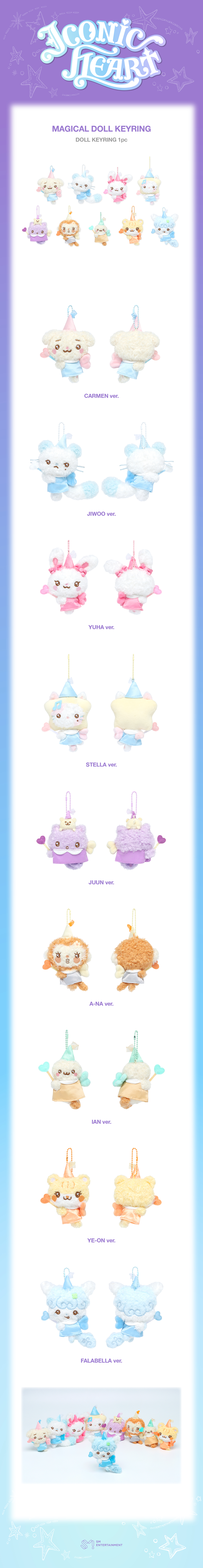 HEARTS2HEARTS MAGICAL DOLL KEYRING [ICONIC HEART MD]