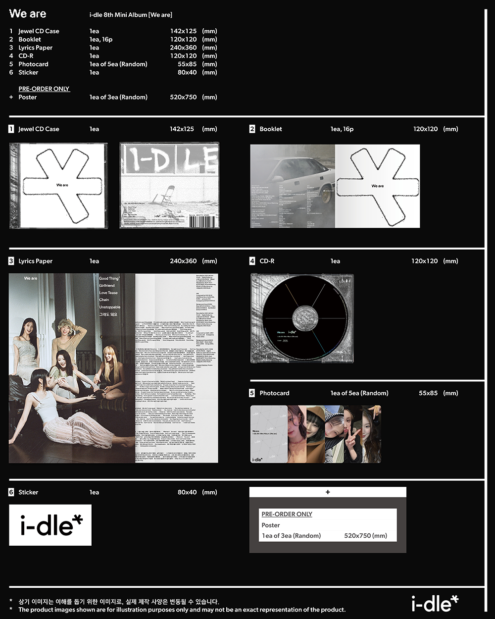 I-DLE 8TH MINI ALBUM [WE ARE] (SPECIAL JEWEL VER.)
