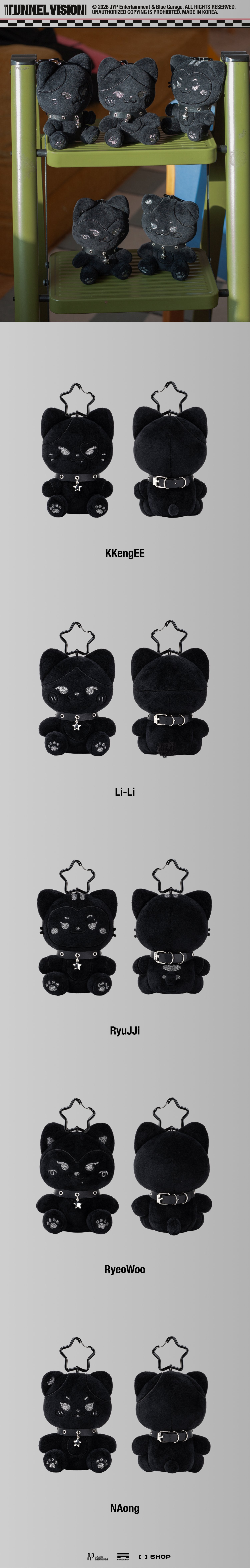 ITZY TWINZY PLUSH SITTING VER. [3RD WORLD TOUR [TUNNEL VISION] MD]