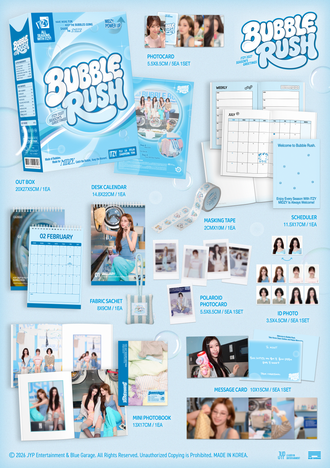 ITZY 2027 SEASON'S GREETINGS [BUBBLE RUSH]
