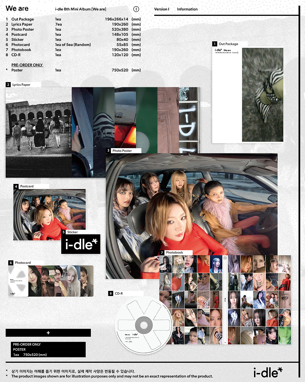 I-DLE 8TH MINI ALBUM [WE ARE] (PHOTOBOOK VER.)