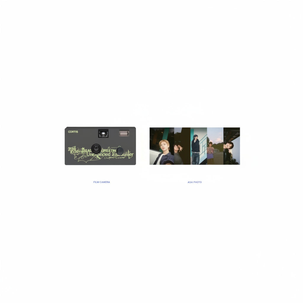 [現貨] CORTIS DISPOSABLE FILM CAMERA SET 相機 快閃 周邊 週邊 小卡 菲林相機