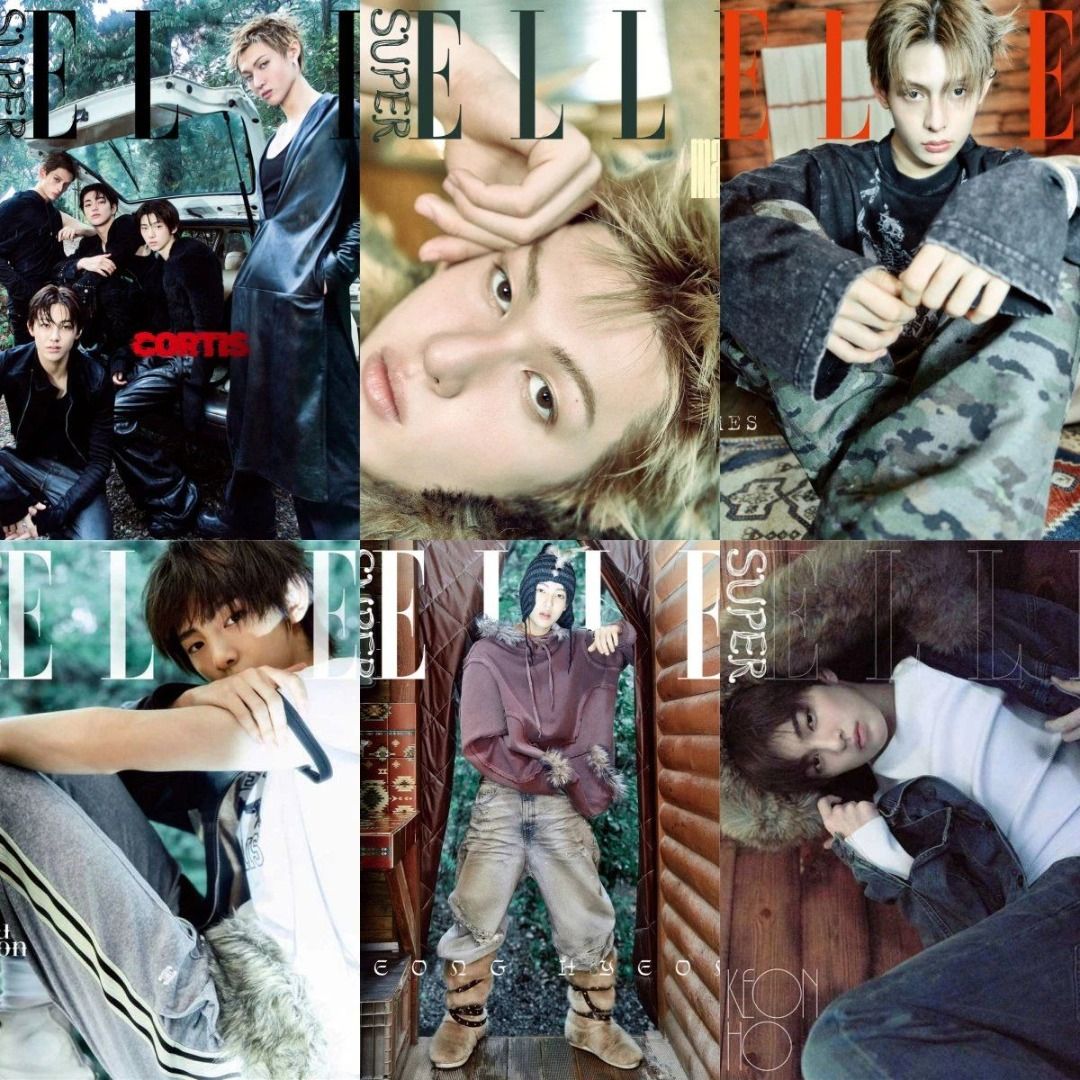 [現貨] CORTIS ELLE KOREA 2025 11月刊 雜誌 別冊附錄 JUHOON KEONHO SEONGHYEON MARTIN JAMES 小卡 代購