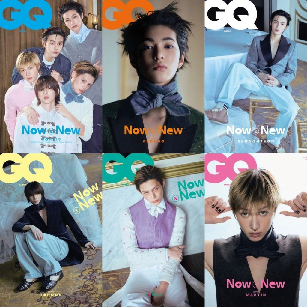 [現貨] CORTIS GQ KOREA 2026 1月刊 雜誌 JUHOON KEONHO SEONGHYEON MARTIN JAMES 小卡 代購