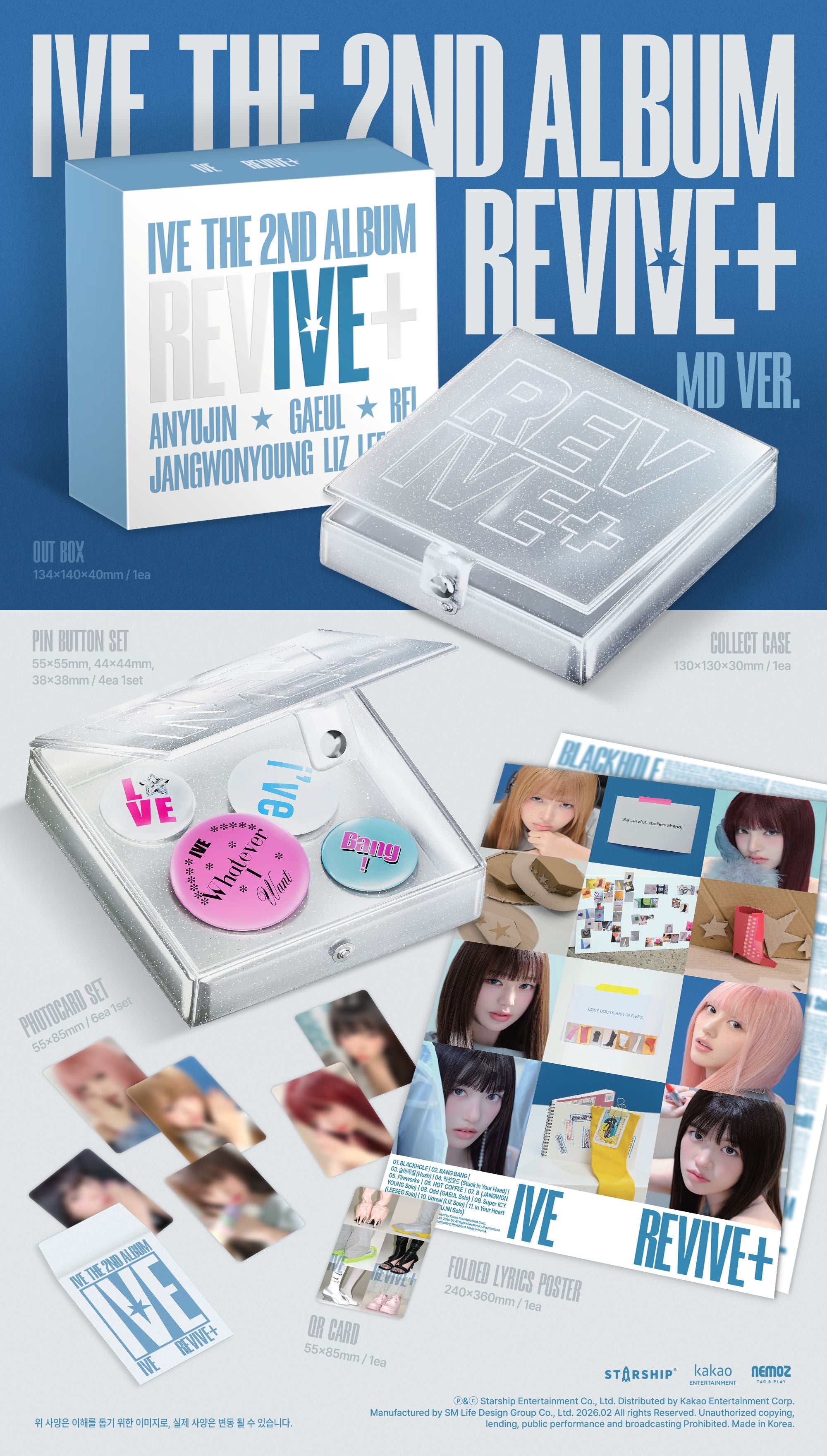 IVE 2ND ALBUM [REVIVE+] (MD VER.)