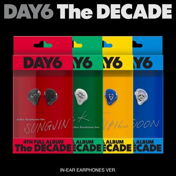 [現貨] DAY6 THE DECADE ALBUM IN-EAR EARPHONES 專輯 代購 小卡 特典 耳機 耳機專