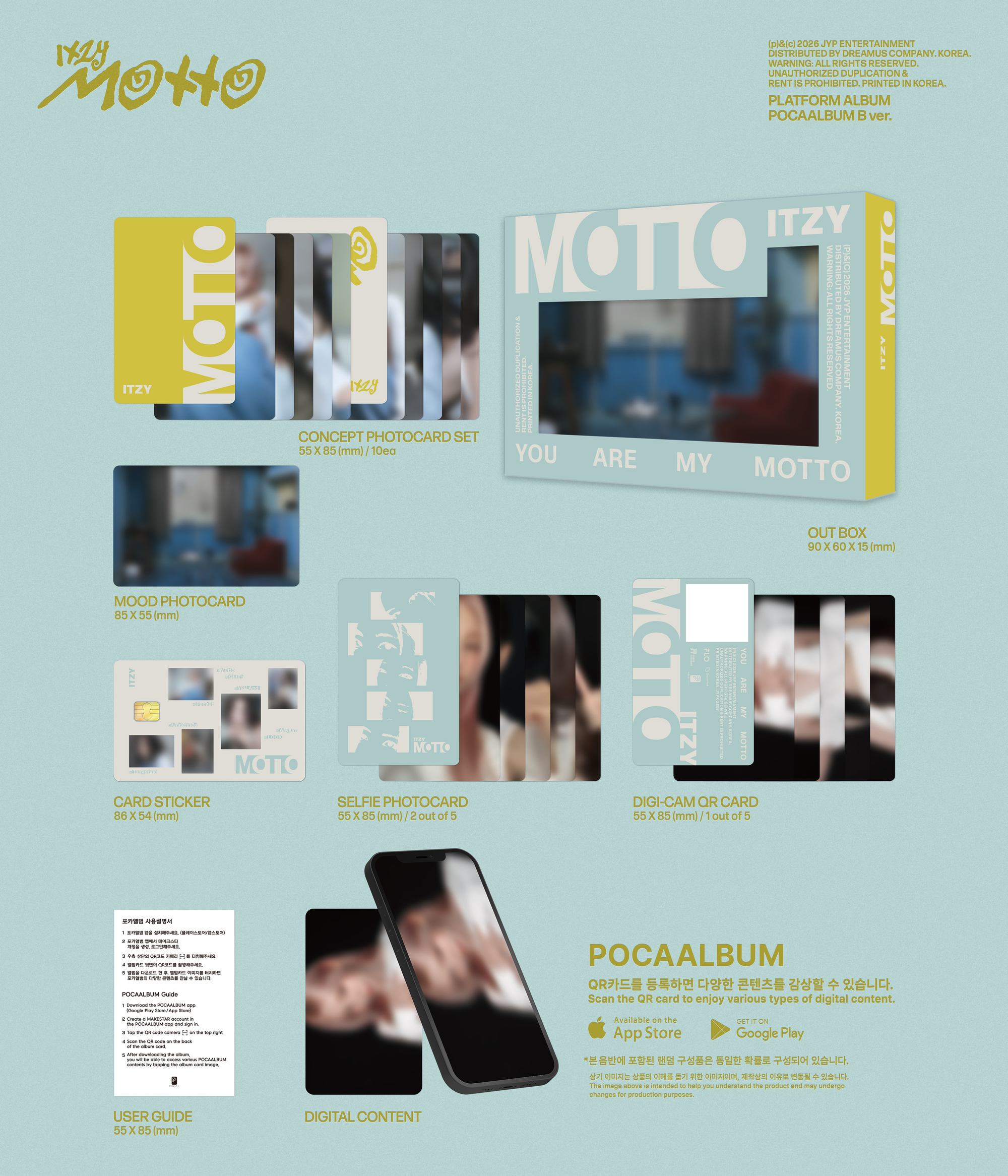 ITZY 12TH MINI ALBUM [MOTTO] (POCAALBUM VER.)