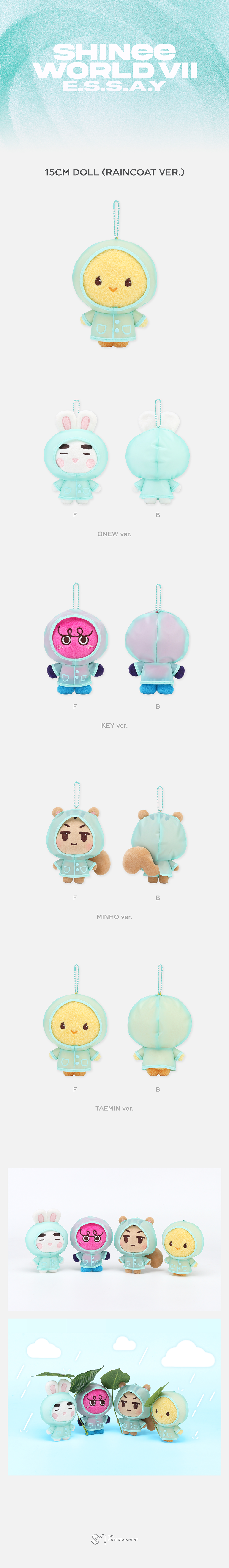 SHINEE 15CM DOLL (RAINCOAT VER.) [SHINEE WORLD Ⅶ [E.S.S.A.Y] MD]