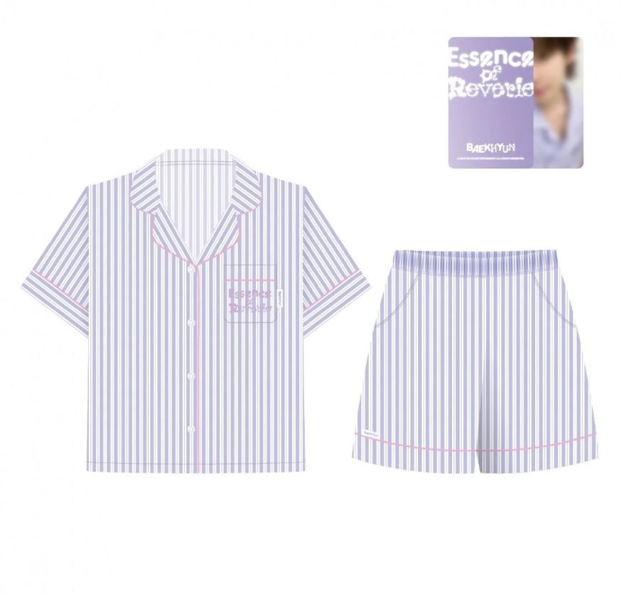 [現貨] EXO BAEKHYUN 伯賢 睡衣 PAJAMA SET ESSENCE OF REVERIE 快閃 官方周邊 週邊 小卡