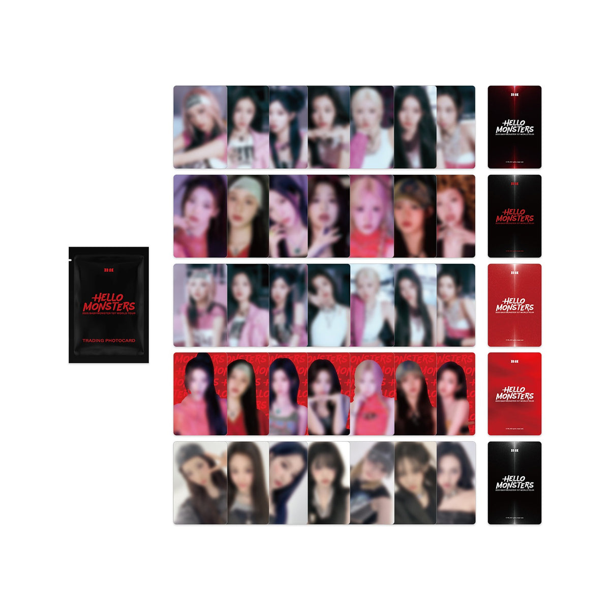 BABYMONSTER TRADING PHOTOCARD BULK PACK [HELLOMONSTERS]