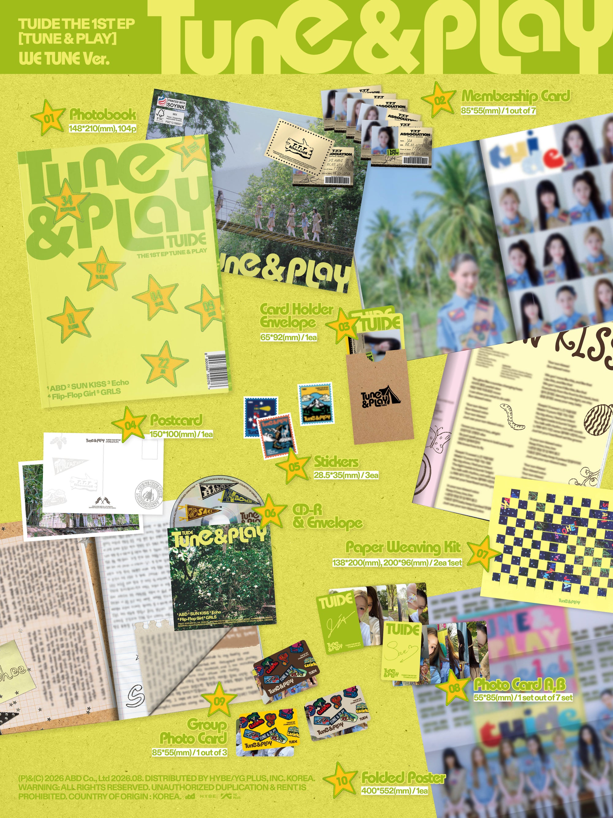 TUIDE THE 1ST EP ALBUM [TUNE & PLAY] (PHOTOBOOK VER.)